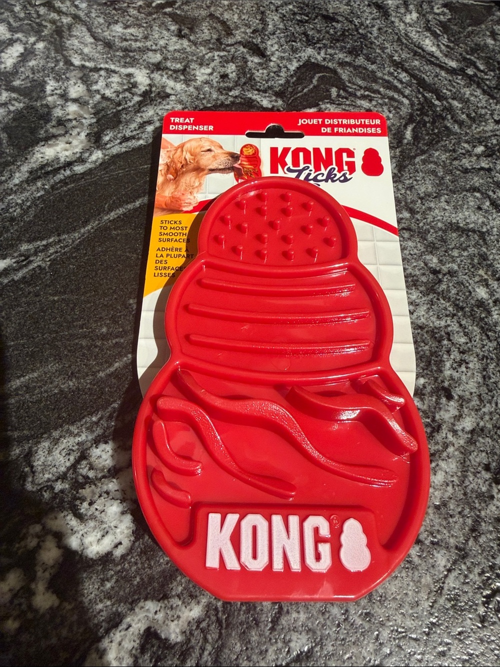 Kong Red Lick Pad Treat Dispenser